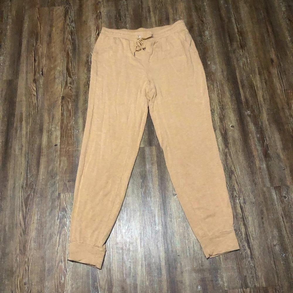 Soma Weekend Pants Women's Small Loungewear Tan Pull On Casual Wknd